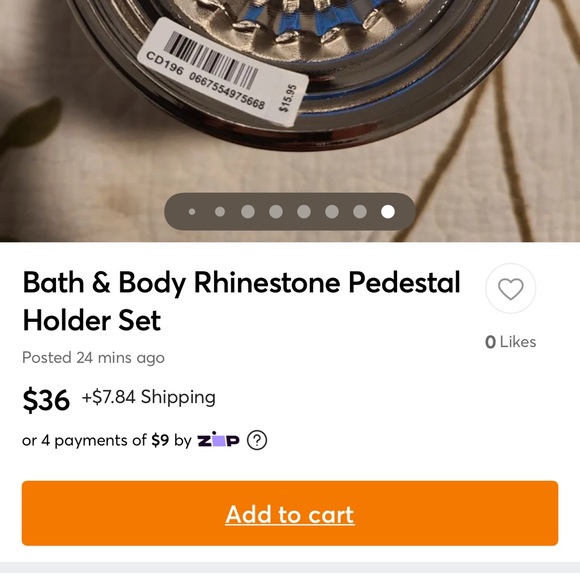 BB&W Matching 3 wick candle holder and soap - Picture 14 of 14